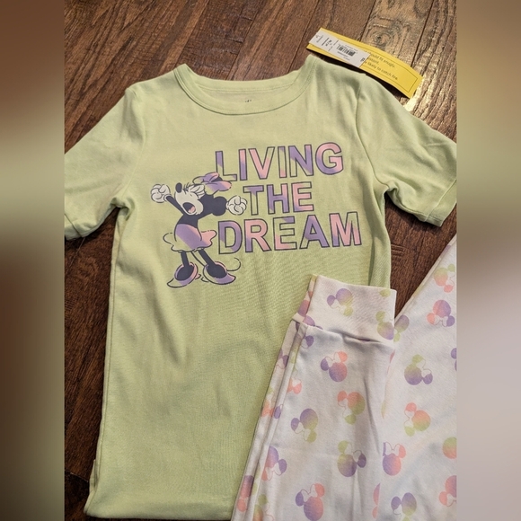 NWT Disney Minnie Mouse Kids Pajamas, kids size XL - Picture 3 of 6